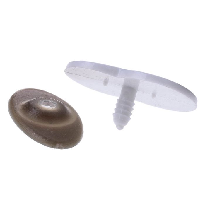 Глаза винтовые сдвоенные, с заглушками, 1 шт, размер 4,4*3,7 см