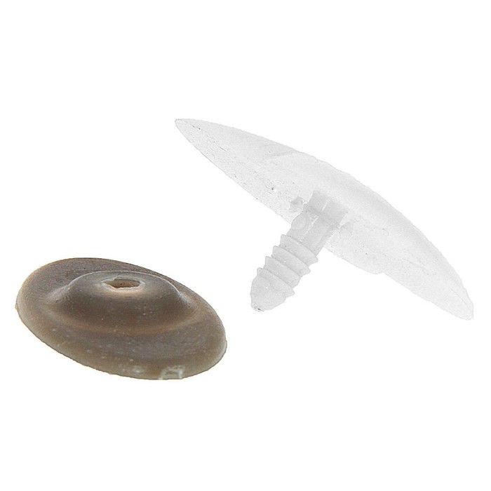 Глаза винтовые сдвоенные, с заглушками, 1 шт, размер 4,4*3,3 см