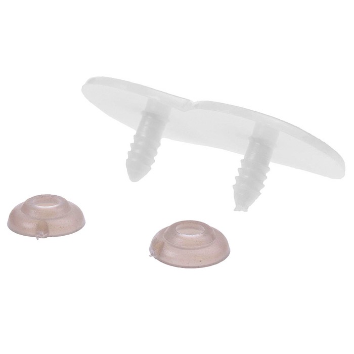 Глаза винтовые сдвоенные, с заглушками, 1 шт, размер 5*3,1 см