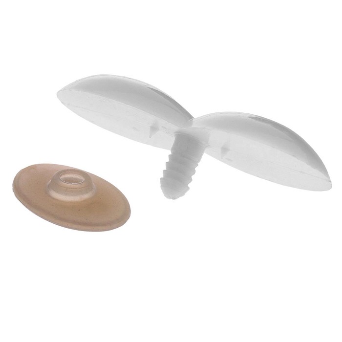 Глаза винтовые сдвоенные, с заглушками, 1 шт, размер 5,8*2,9 см