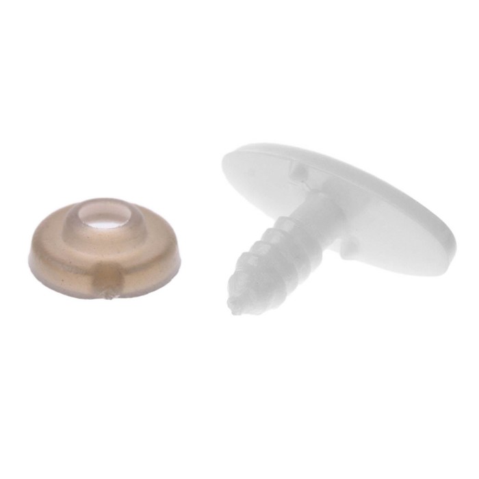 Глаза винтовые с заглушками, набор 4 шт, размер 1 шт 2,15*0,8 см