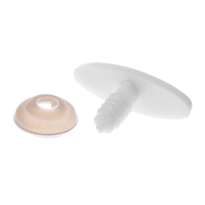 Глаза винтовые с заглушками, набор 2 пары, размер 1 шт 2,8*1,1 см