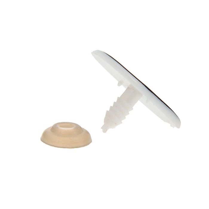 Глаза винтовые с заглушками, набор 2 пары, размер 1 шт 3,3*1,3 см