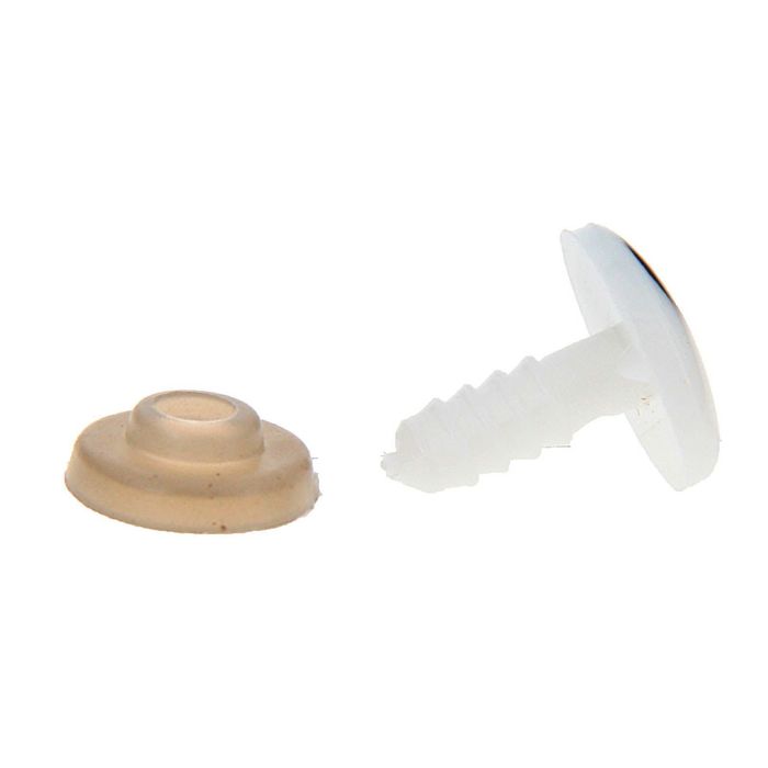 Глаза винтовые с заглушками, набор 4 шт, размер 1 шт 1,3*1 см