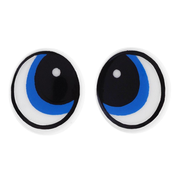 Глаза винтовые с заглушками, набор 4 шт, размер 1 шт: 1,7×1,5 см глаза для игрушек школа талантов винтовые с заглушками блестки 18 шт 2 4 см голубой