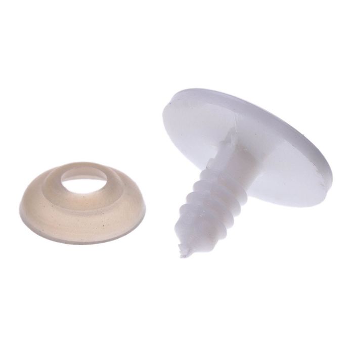 Глаза винтовые с заглушками, набор 4 шт, размер 1 шт 2*1,6 см