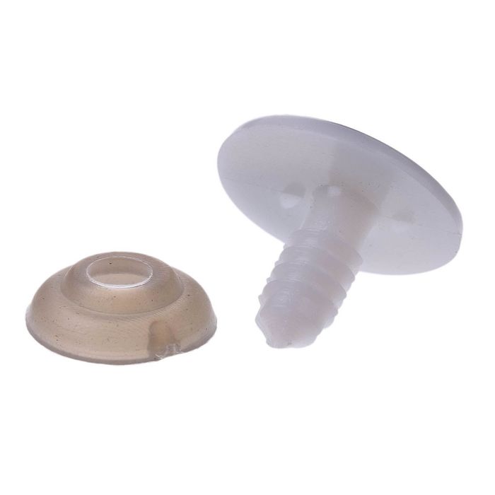 Глаза винтовые с заглушками, набор 4 шт, размер 1 шт 2,05*1,5 см