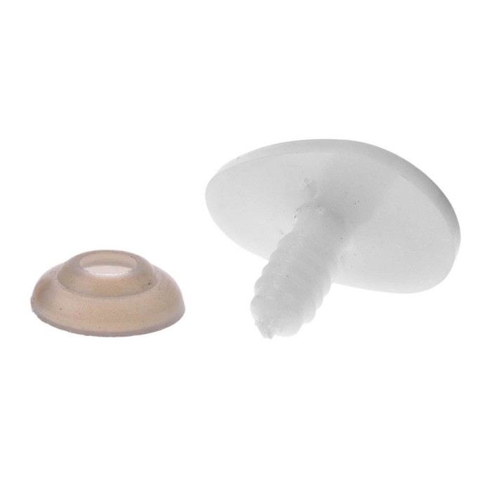 Глаза винтовые с заглушками, набор 4 шт, размер 1 шт 2,5*1,7 см