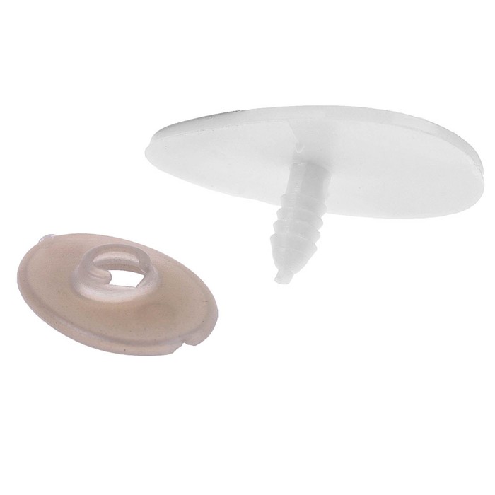 Глаза винтовые с заглушками, набор 2 шт, размер 1 шт 4 х 2,5 см