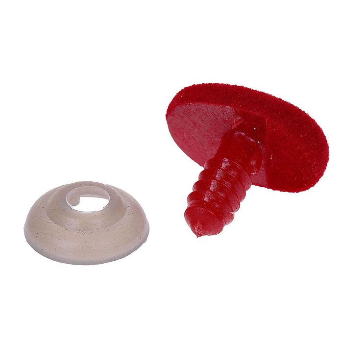 Носик винтовой с заглушкой, ворсистый, набор 2 шт, размер 1 шт 1,9*1,4 см