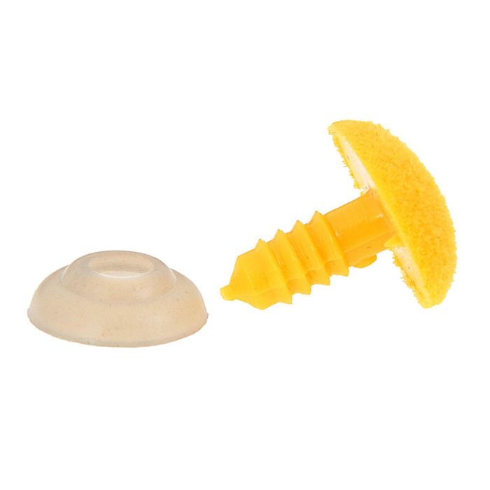 Носик винтовой с заглушкой, ворсистый, набор 2 шт, размер 1 шт 1,9*1,4 см