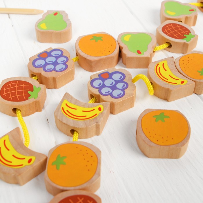 Игрушка-головоломка 3 в 1 "Фрукты"