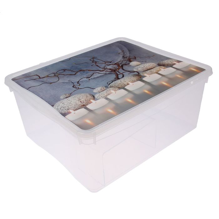 Ящик 18 л универсальный, 40х33,5х17 см, цвет МИКС