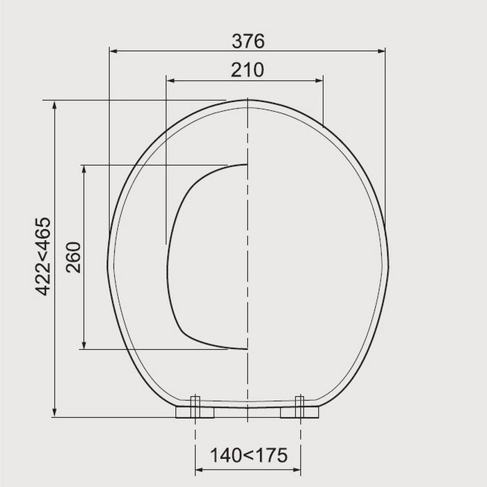 Сиденье для унитаза "Малина", крепление inox, цвет красный