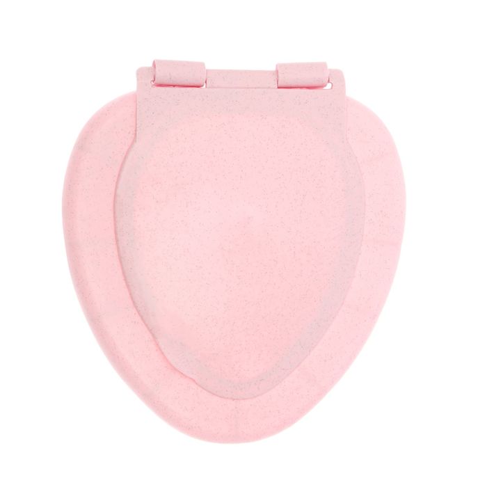 Сиденье для унитаза "Эконом", цвет розовый мрамор