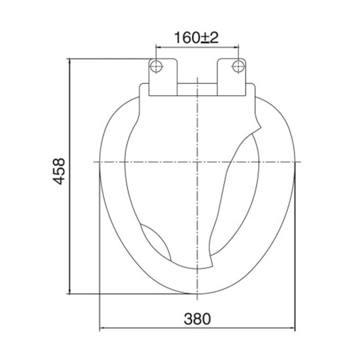Сиденье для унитаза "Эконом", цвет розовый мрамор