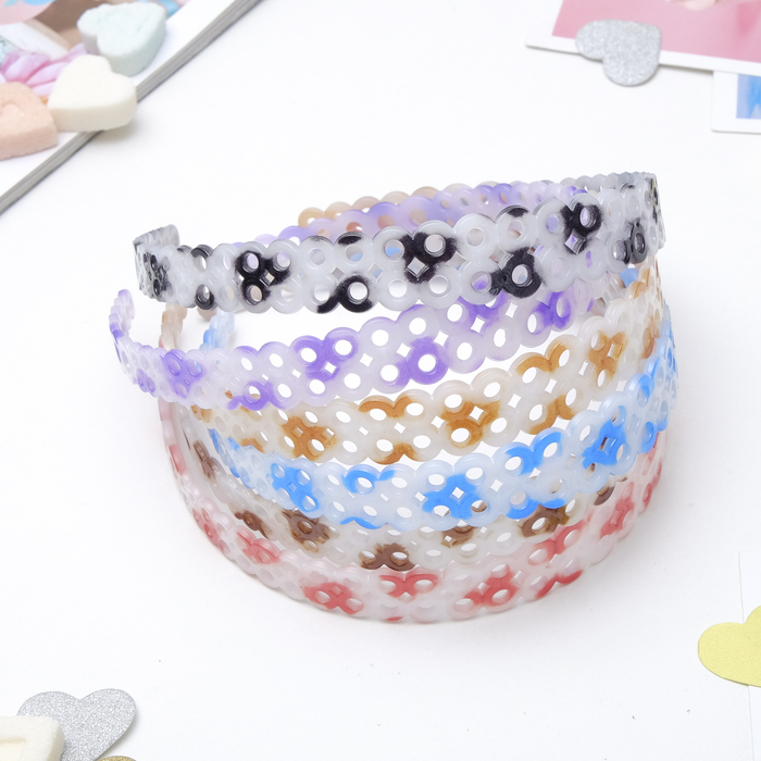 Ободок для волос "Эркас" колечки, микс