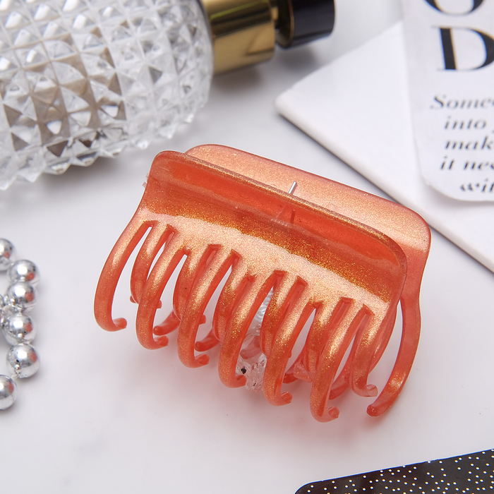 Краб для волос "Перл" перелив, микс