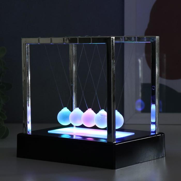 Маятник "Святящиеся шары" 5 диодов МИКС