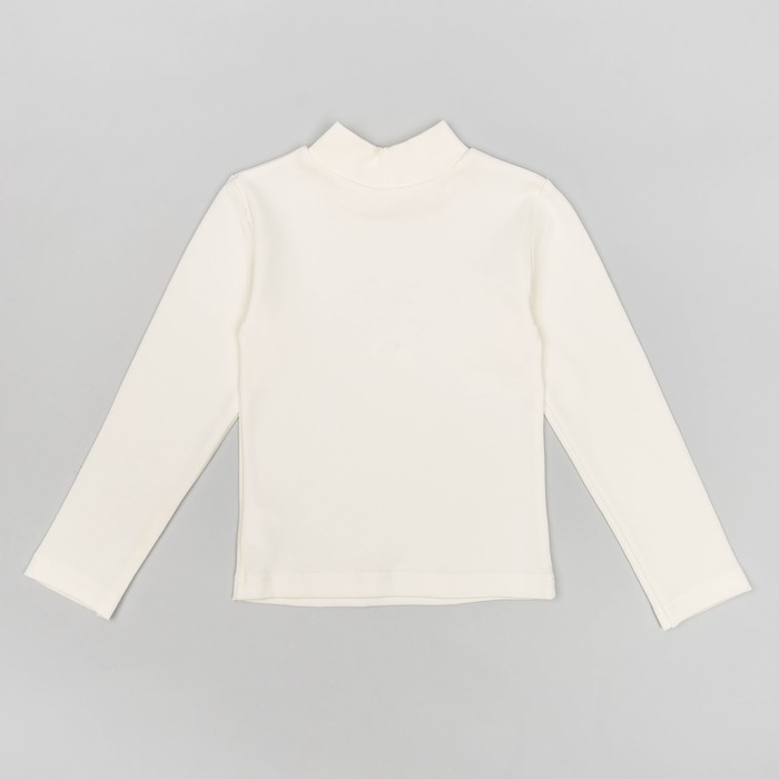 Водолазка для девочки, рост 98-104 см (28), цвет молочный 1255-ДДП-13