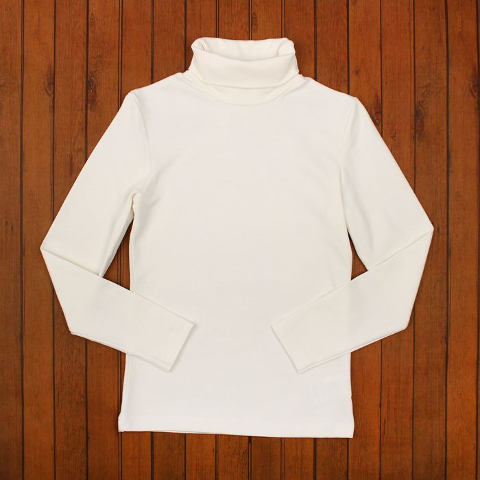 Водолазка для мальчика, рост 152 см (38), цвет молочный 957-ДКМ-04