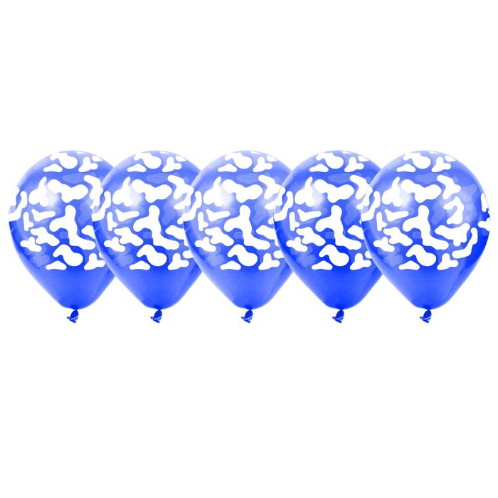 Шар воздушный "Хаки", 12", набор 25 шт., синий