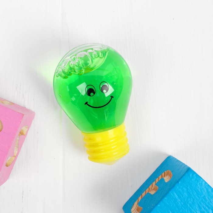 Лизун "Лампочка" твердый, цвета МИКС