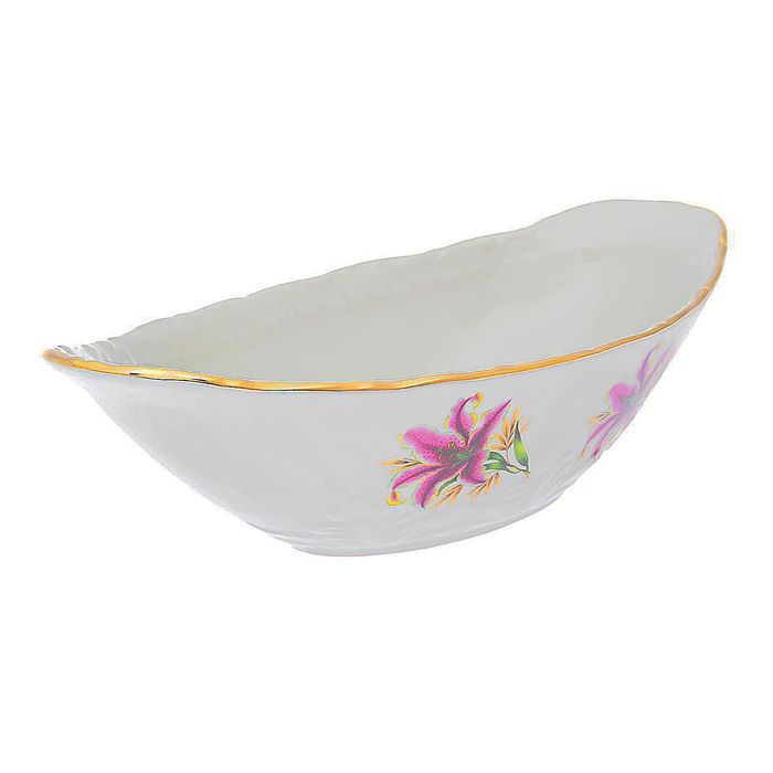 Салатник 1,2 л "Ладья. Розовая лилия"