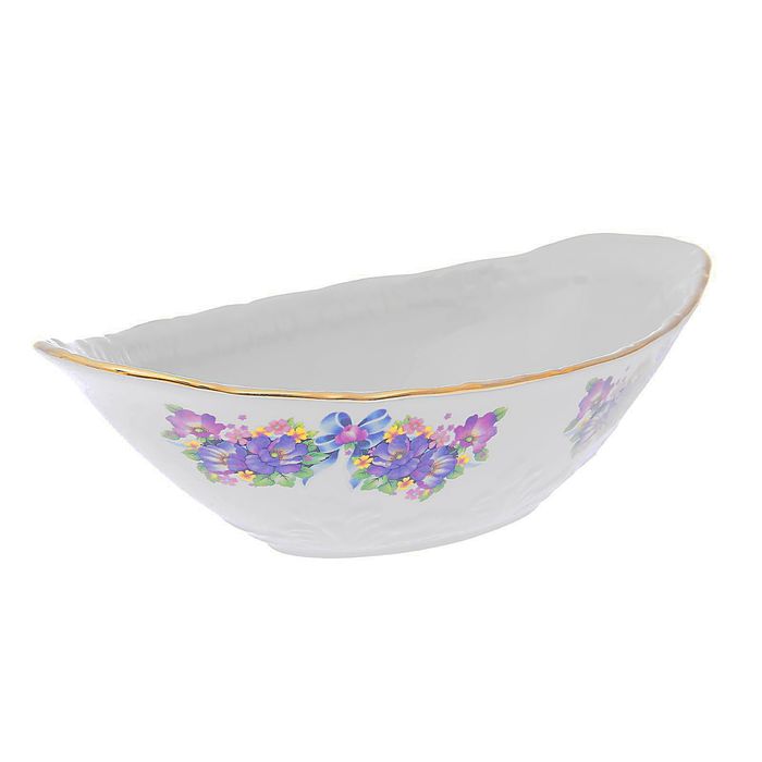 Салатник 1,2 л  "Ладья. Фиалка"