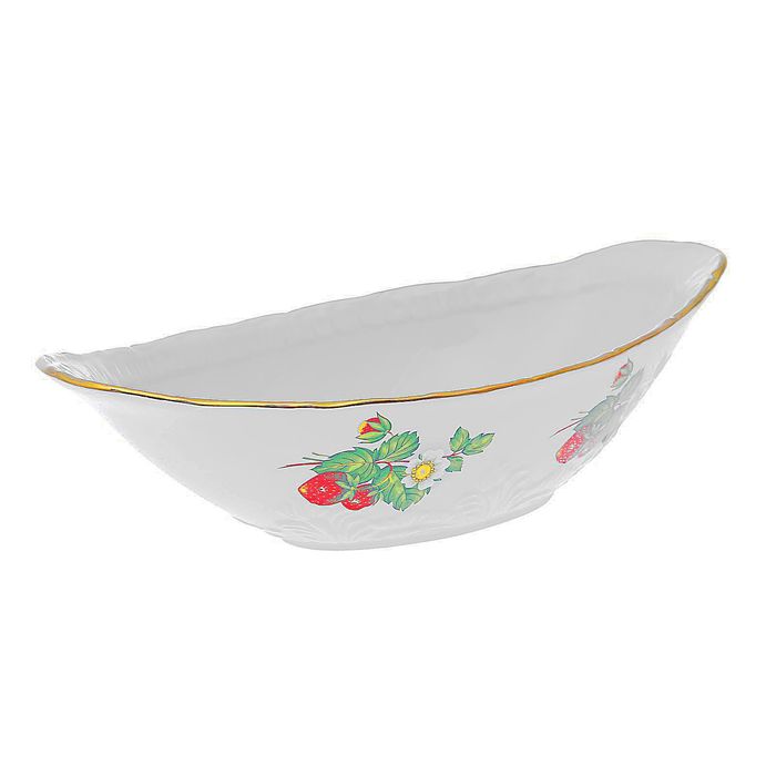 Салатник 1,2 л  "Ладья. Цветущая земляника"