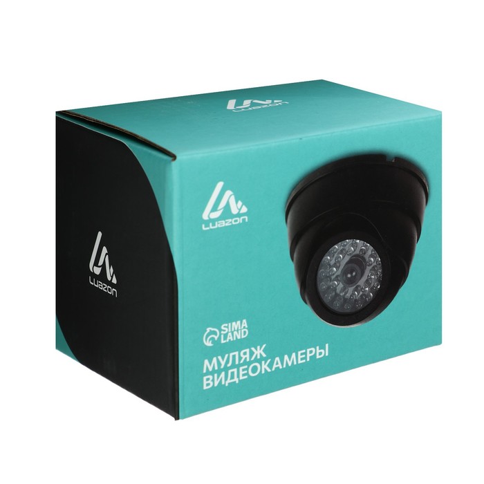 Муляж видеокамеры LuazON VM-4, со светодиодным индикатором, 2хАА (не в компл.), черный