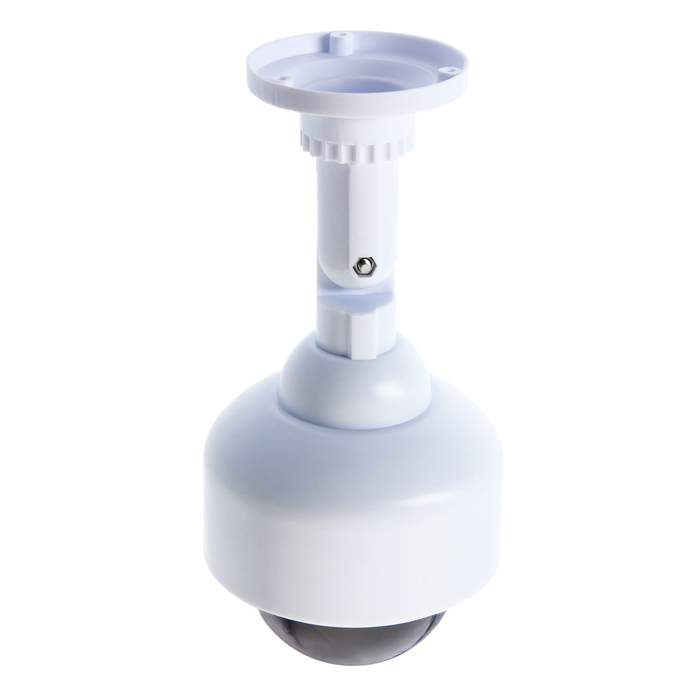 Муляж уличной видеокамеры VM-6, со светодиодным индикатором, 2АА (не в компл.), белый