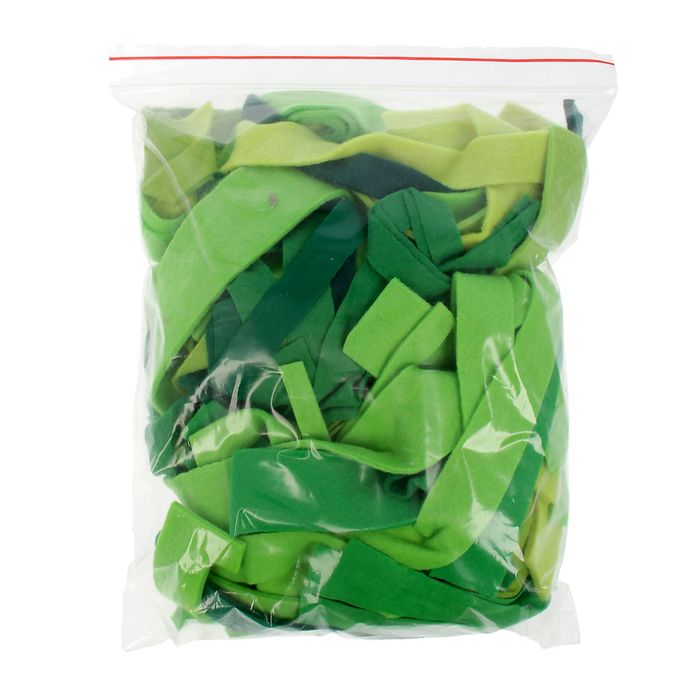 Набор фетра "Ассорти" мягкий, полоски, зелёный, салатовый, оливковый