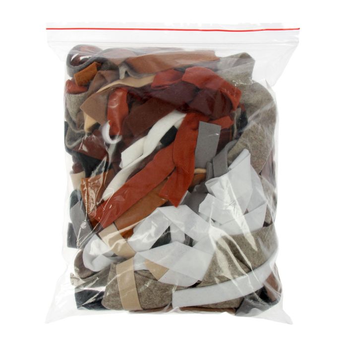 Набор фетра "Ассорти" мягкий, полоски, чёрный, коричневый, бежевый