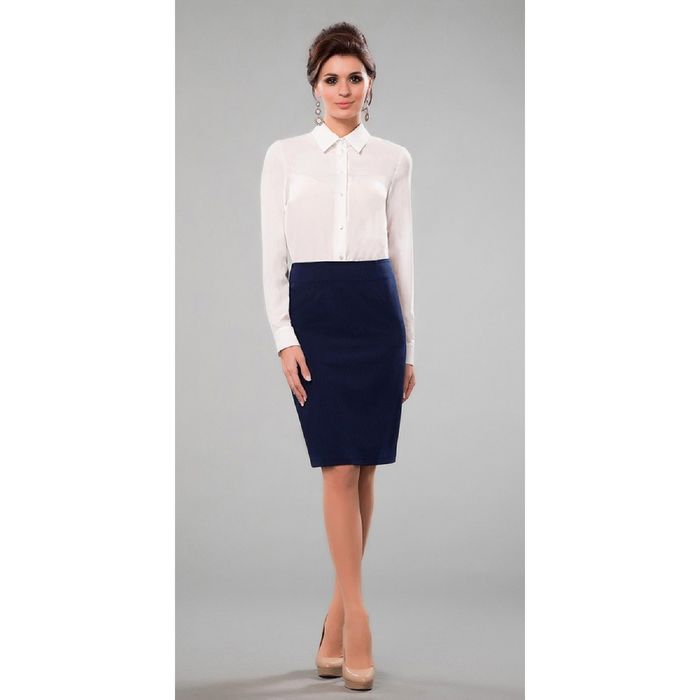 Блуза женская, размер 50, цвет молочный 241