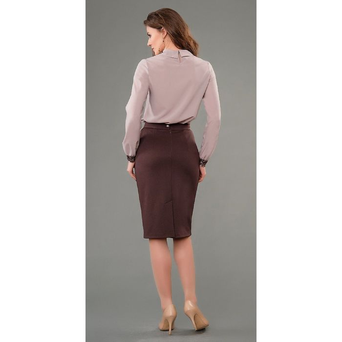 Юбка женская, размер 44, цвет шоколадный 129