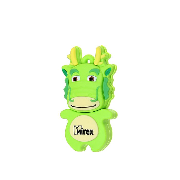 Подарочная USB-флешка 16 Gb Mirex DRAGON GREEN, "зеленый дракон"