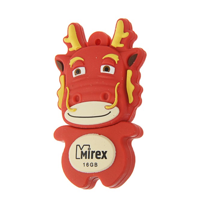 Подарочная USB-флешка 16 Gb Mirex DRAGON RED, "красный дракон"