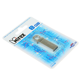 

Флешка Mirex CRAB, 8 Гб, USB2.0, чт до 25 Мб/с, зап до 15 Мб/с, карабин
