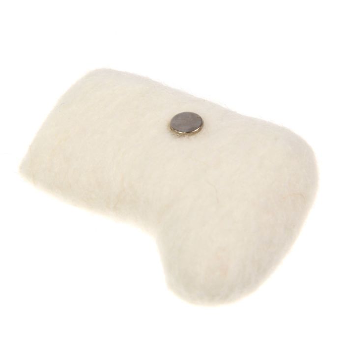 Магнит-валенок из войлока «Нижний Тагил. Лисья гора», ручная работа