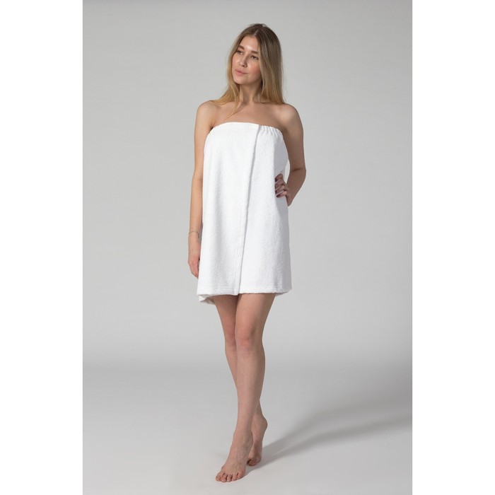 Парео для сауны "Этель", размер 68х150 см, цвет белый