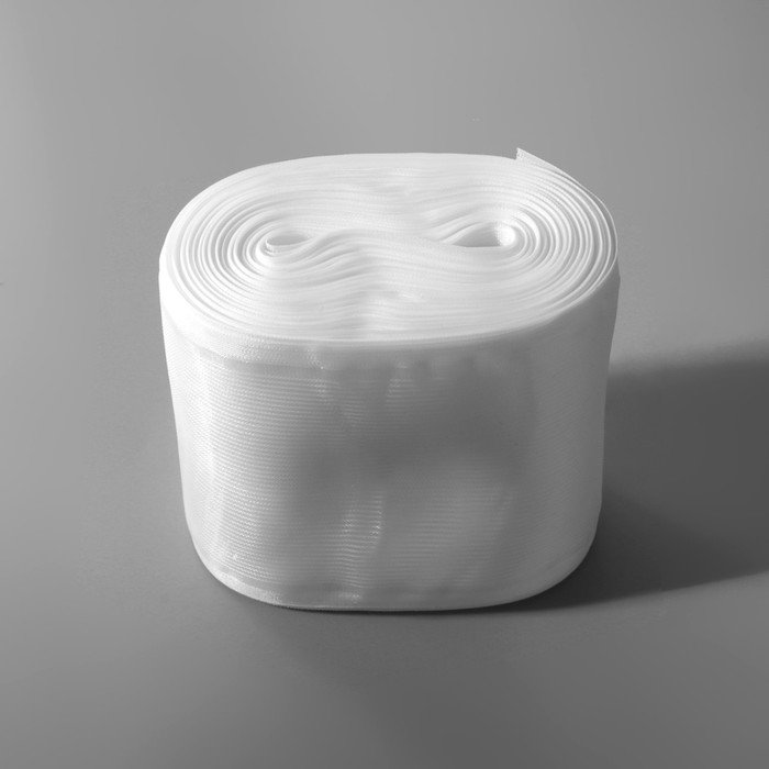 Лента для бантов, 80мм, 25м, цвет белый