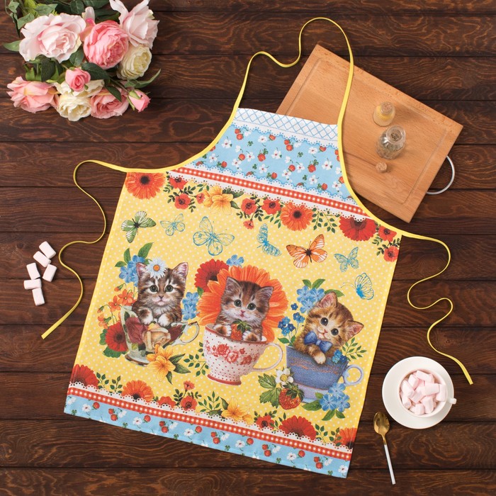 Фартук "Доляна" Котята, размер 60х70 см