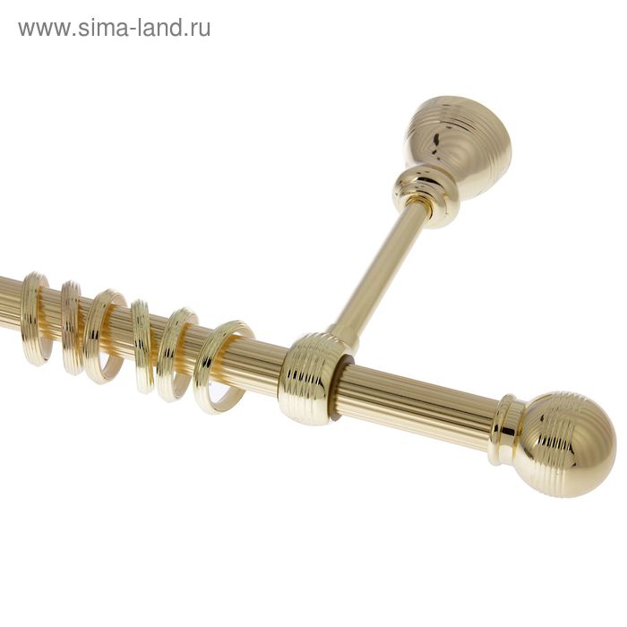 

Карниз d=2 см, длина 280 см, цвет золото
