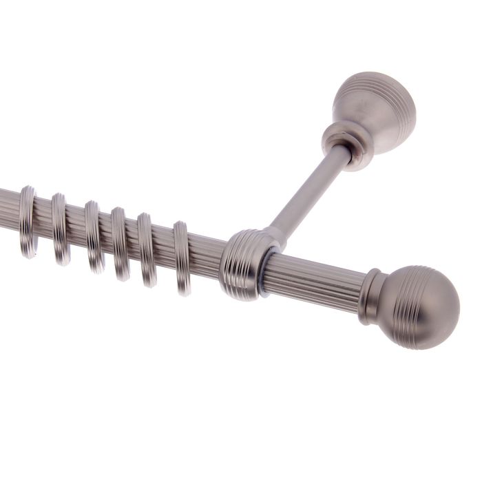 Карниз d=2 см, цвет сатин, длина 280 см