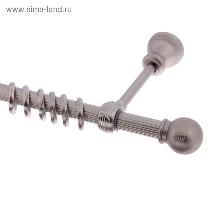 

Карниз «Альфа-Гофра», ширина 280 см, d=2 см, цвет сатин