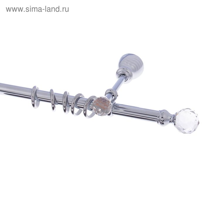 

Карниз d=2 см, длина 320 см, цвет серебро