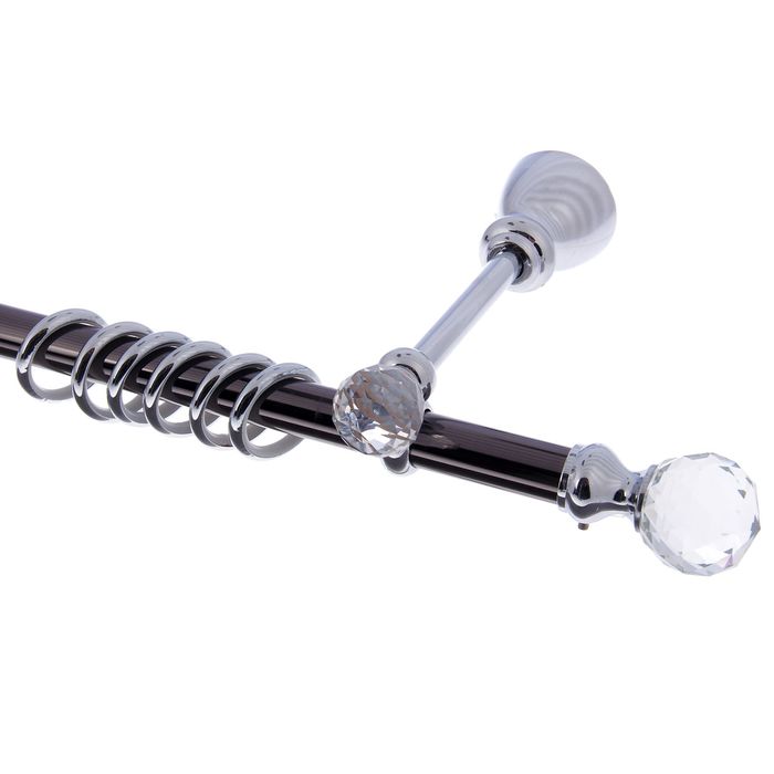 Карниз d=2 см, цвет титан, длина 340 см