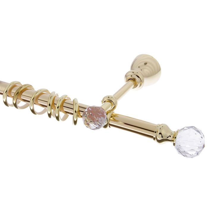 Карниз d=2 см, цвет золото, длина 160 см