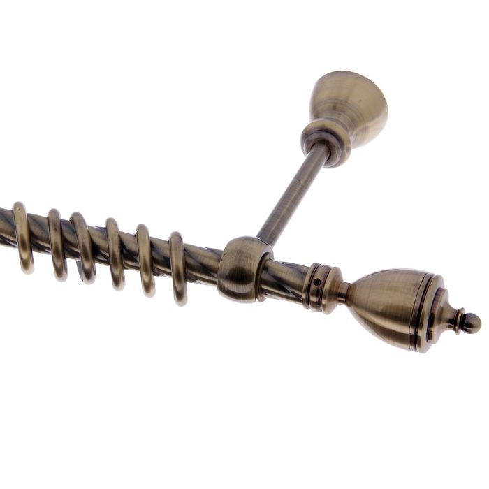 Карниз "Гамма" d=2 см, цвет старое золото, длина 180 см